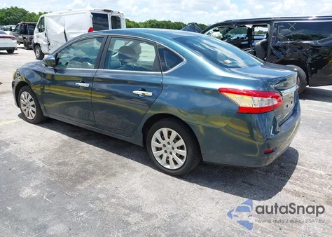 2013 Nissan Sentra Sv z USA, uszkodzony, nr VIN 1N4AB7APXDN906674